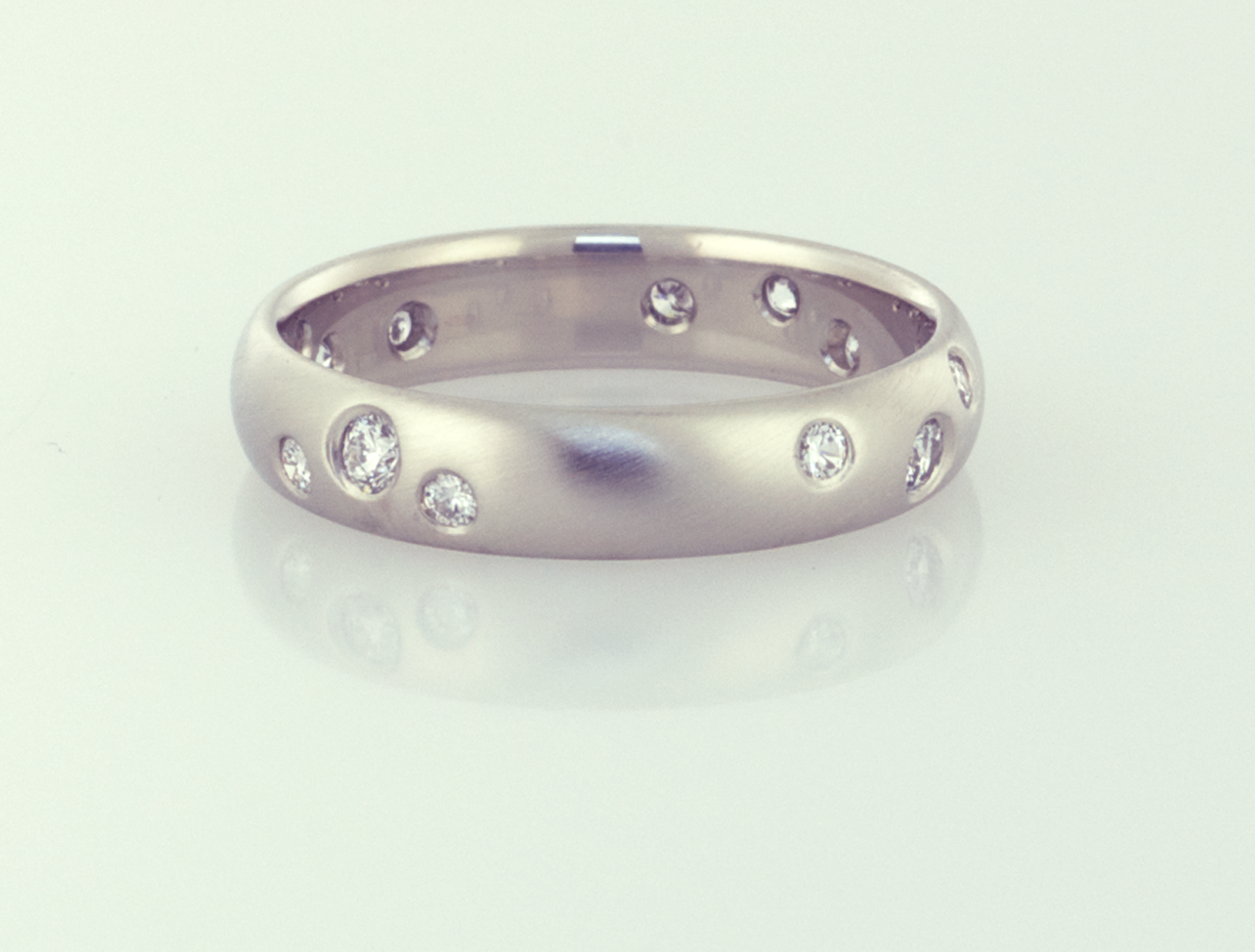 ... Wedding Band Flush Set with .50ct. Diamonds Style# 4mmScatter Band ... Wedding Band Flush Set with .50ct. Diamonds Style# 4mmScatter Band