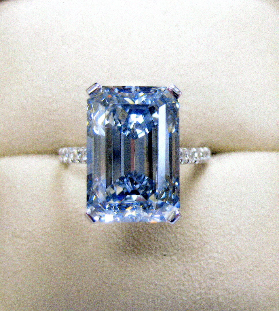 Natural blue color diamond 