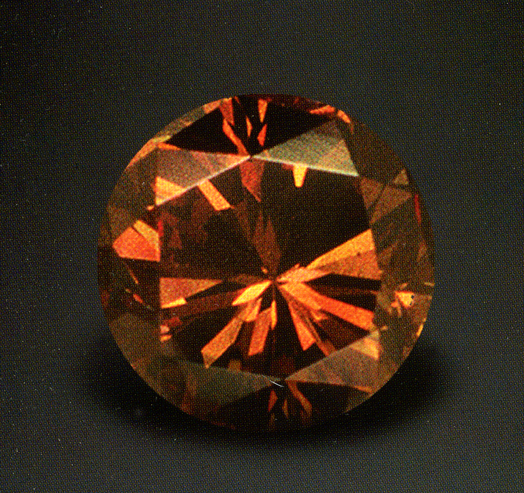 Brown cognac diamond