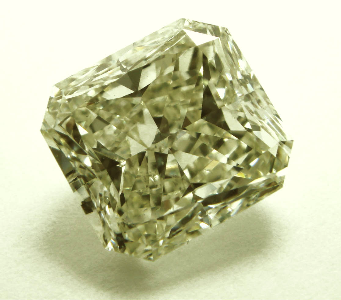 Natural green color diamond