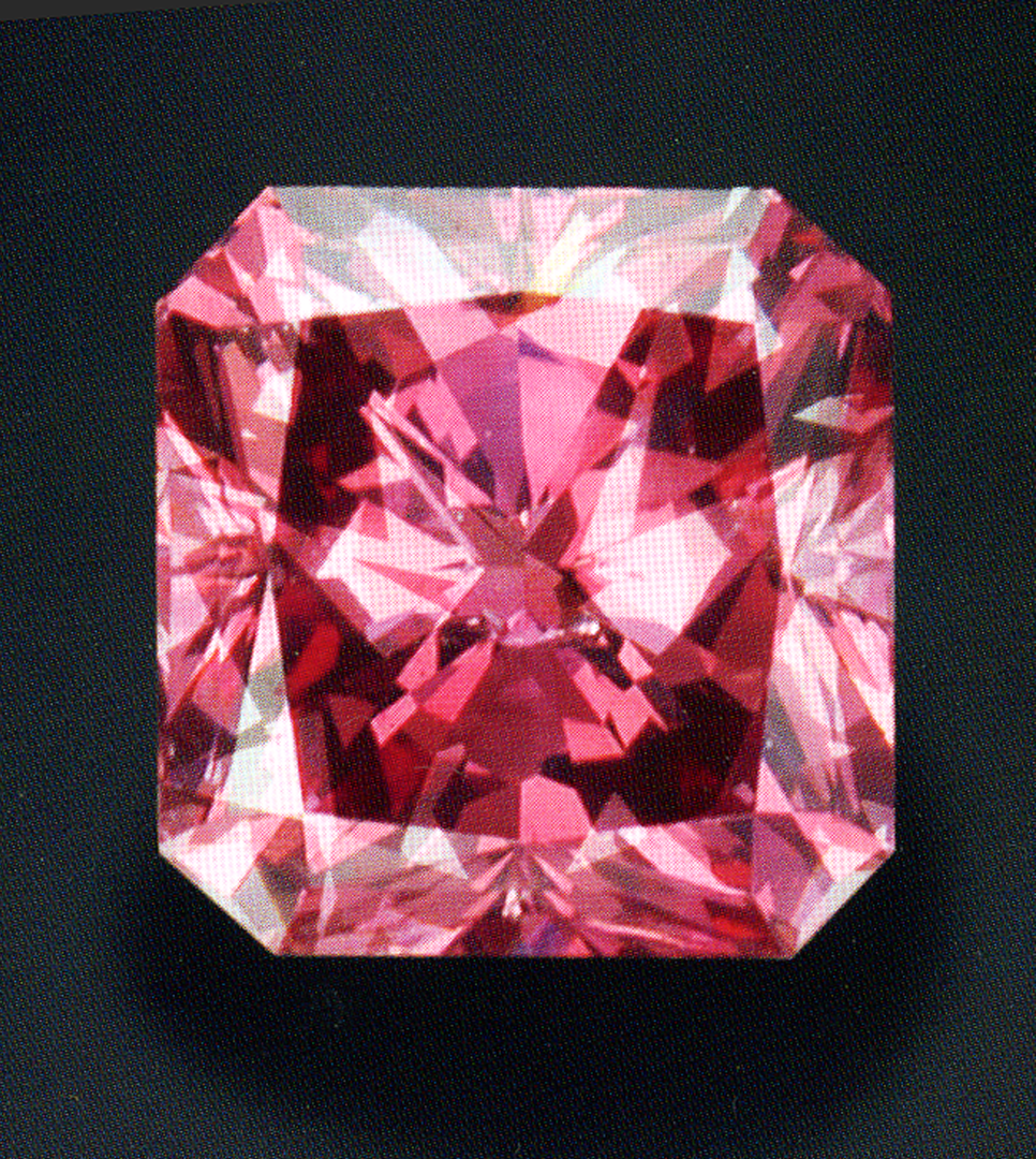Natural pink color diamond chart