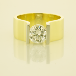 Diamond Contemporary Solitaire Ring with 1.00t. Diamond