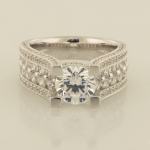 Diamond Intensive Engagement Ring