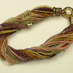 Italian Glass Bead Multi Strand, Colors Bracelet